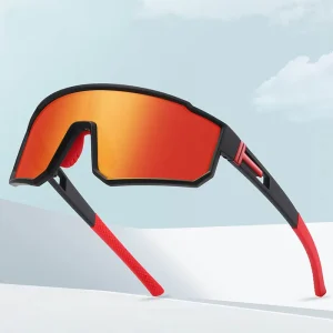 New Fashion Polarized Outdoor Sun Glasses Colorful Men’s One piece Sunglasses Sports Sunglasses