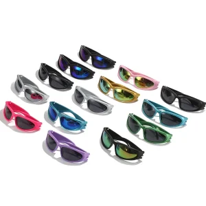 New Fashion Sports Sunglasses Sunlight Shades Y2K Sunglasses Outdoor UV400 Leisure Men Women PC Mirror Unisex Travelling