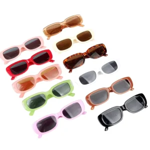 New Fashion Sunglasses Candy Colors European American Trend Punk Street Style Sun Glasses Custom Logo UV400 Sunglasses