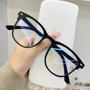 New Fashion Transparent Oversized clear Anti Blue Light ray Blocking Women Eye Glasses Optical Eyeglasses Frames for Men