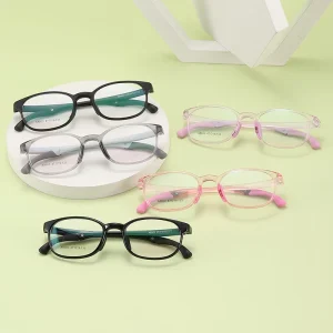 New Fashion Youth Optical Eyewear Anti Blue Light Glasses with Replaceable Silicone Nose Pads and Easy Cleaning Features