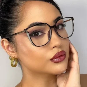 New High Quality Fashion Anti Blue Light Glasses Eyewear Frame Optical Unisex Luxury Trendy Eyeglasses Frame Glasses