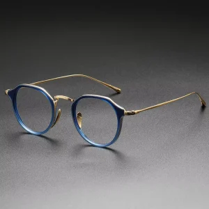 New Japan Japanese 100% Handmade Pure Acetate Titanium Optical Luxury Top Quality Eyeglasses Frames