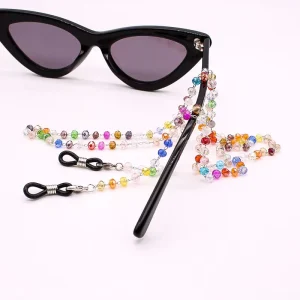 New Logo Meijin Brand Mj40 Model Stainless Steel Glasses Rope Chain 65cm Colorful Eyewear Accessories Fashion Sunglasses
