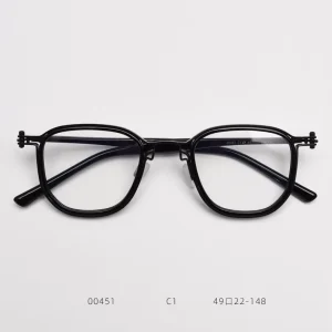New METAL Eyeframe Casual Square Men’s Eyeframe Fashion Light Luxury Optical Prescription Eyeframe