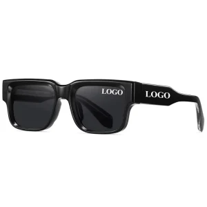 New Men Plastic Uv Sunglasses for Men Sunglasses Custom Polarized Thick Frame Square Sunglasses