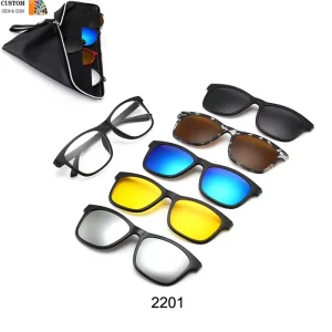 New Model Optica Frame Spectacles Frame Magnetic Clip on Optics Frames