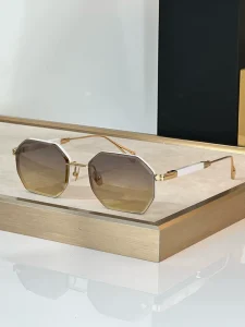 New Oversized Frame Sunglasses Classic Rimless Metal High Quality Sunglasses Luxury Vintage square Sunglasses