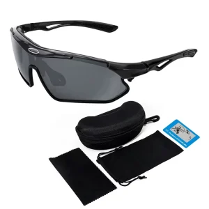 New Polarized Cycling Sunglasses UV400 Windproof Sports Eyewear for Men Women Dustproof Outdoor TR90 Ultra Lightweight