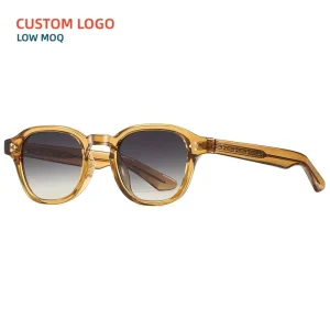 New Propyl Acrylate Pins Personalized Square Frame Retro UV Protection Luxury Sunglasses