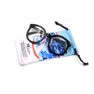 New Rectangle Sunglasses Bag Soft Eyeglasses Pocket Spectacles Pouch Drawstring Eyewear Accessories