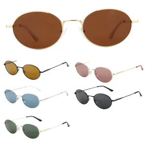 New S33159 Men’s Metal Semi Rimless Sunglasses Polarized UV400 Lenses Anteojos De Sol Bee Sunglasses