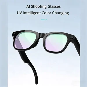 New Smart Glasses 4K HD Camera WiFi for Music Player Hands Free Recording Cycling Running Vlog Open Ear Headphones