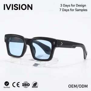 New Square Full Frame Sunglasses Fashionable Outings Blue light blocking Unisex Eyewear Plain Glasses Stylish Trendy