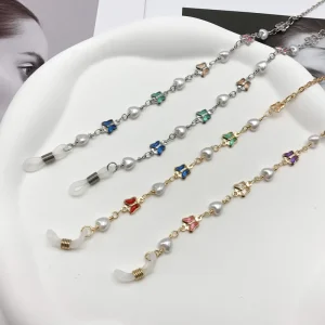New Style Eyewear Chains DIY Women Glasses Chain Butterfly Metal Crystal Glasses Accessories Sunglasses Strap