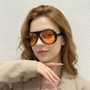 New Style Fashion Large Frame Retro European Inspired Slimming Sunglasses for Unisex