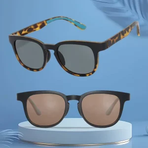 New Style Polarized Glass Lens Sunglasses UV400 TR90 Frame Custom Logo Lightweight Comfortable Fishing Travel Daily