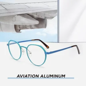 New Style Trendy Luxury Design Aluminum Frame Eye Glasses Custom Metal Eyeglasses Optical Glasses Prescription Glasses