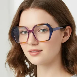 New Styles Irregular Optical Frames for Unisex Anti Blue Light Eyeglasses Frames Fashion Acetate Glasses Frames