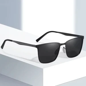 New Sunglasses Men’s Square Frame Polarized Sun Glasses Driving Anti sun Retro Fashion Sunglasses