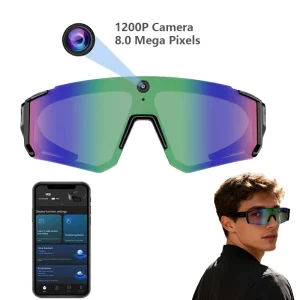 New Trend Unisex Sunglasses with Built in Smart Camera Video ChatGPT Headset Outdoor Sports Cycling Wireless Sport Glasses