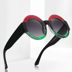 New Trendy Sun Glasses Retro Round Unisex Versatile UV400 PC Sunglasses