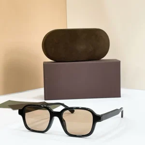 New Trendy Sunglasses Designer Fashion Women Brown Lens Tortoise Frame Acetate Sunglasses UV400 Men’s Outdoor Eyewear
