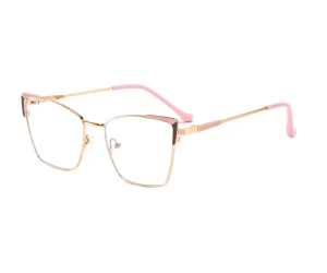 New Trendy Unisex Eyeglasses Women Metal Glasses Optical Frames Men