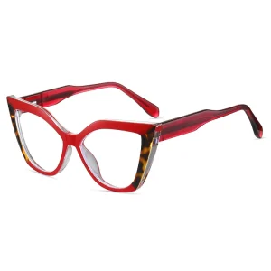 New Women’s Luxury Cat Eye Reading Glasses High Quality Anti-Blue Light Presbyopia Eyewear Thick Frame Eyeglasses Frames