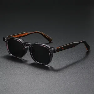New square Polarized Sunglasses with Pin, Trendy Fashion Men’s and Women’s Sunglasses