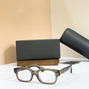 Newest Acetate Eyeglasses Frame Unisex Clear Lens Glasses Luxury Eyewear with Gift Box