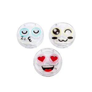 Newest Factory Direct Supply Lovely Contact Lens Glasses Case Contact Lenses Packaging Case