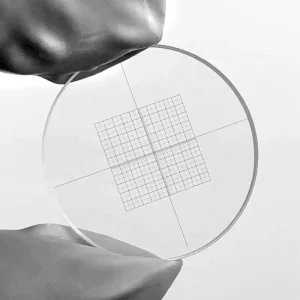 No. 925 Crosshair Grid Optical Glass Microscope Reticle for Measuring Tool