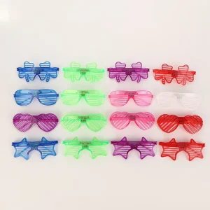 Novelty Square LED Light Up Glasses Security Customizable Colors Factory Price New Arrival Party Accessories Hot Selling 100pcs