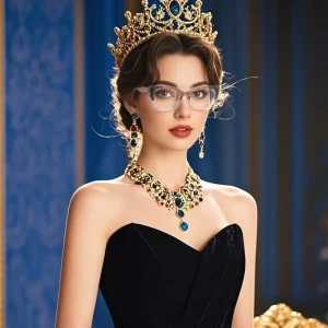 OEM Cat Eye CP Optical Eyeglass Frames with Two-Tone Patchwork for Women Custom Logo Design