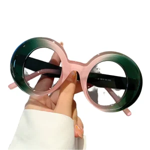 OEM Custom Logo Retro Round Sunglasses UV400 Protection Colorful Sunglasses for Women Men
