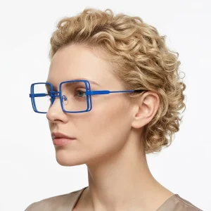 OEM Eyewear Factory Metal Optical Frames with Colorful European Design