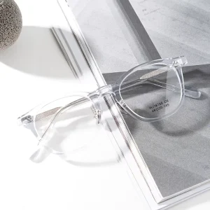 OEM Manufacturer Transparent Acetate Eyeglass Frames for Women and Men