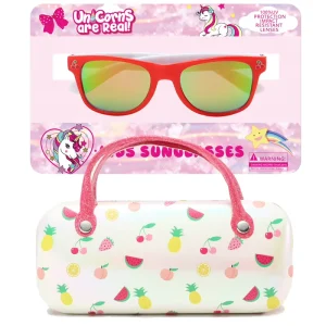 OEM New Kids Oversized Rhinestone Sunglasses Premium Starry Street Style Trendy Eyewear Cross Border Fashion with Glasses Case