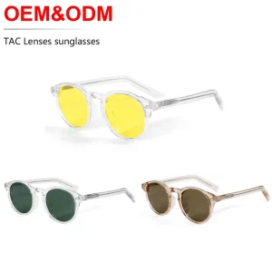 OEM New Style Square Full Frame Fashion Retro TR Anti UV400 Polarized Sunglasses Unisex Adult