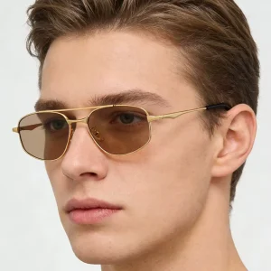 OEM ODM UV400 Unisex Metal Sunglasses with Custom Logo for Women and Men