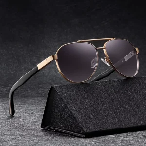 OEM Oversized Double-Beam Gradient Polarized UV Protection Sunglasses S15103
