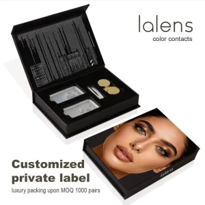 OEM Private Label Custom Logo Contact Lens Cases PP Paper Material Easy Carrying Custom Size Boxes