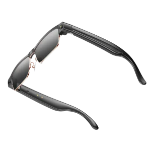 OEM Smart Glasses with Single Camera, AI Assistant, 1080P Video, Dual Microphones, Noise Reduction, Speakers, Music Control