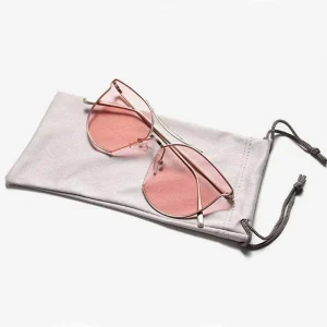 OEM Soft Glasses Bag Sunglasses Pouch Waterproof Dustproof Eyeglasses Pouch Eyewear Accessories