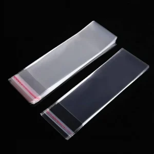 OPP Self-Adhesive Transparent PE Zipper Bag for Jewelry, Watches, and Eyewear, Moisture-Proof, Gravure Printing