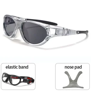 Obaolay Multi Functional Sports Basketball Sunglasses Polarized Glasses for Pickleball with Myopia Lens Outdoor Fashion Eyewear