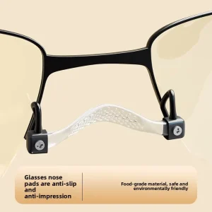 One-Piece Invisible Liquid Silicone Nose Pads, Non-Slip, Ultra-Soft, Pressure-Reducing