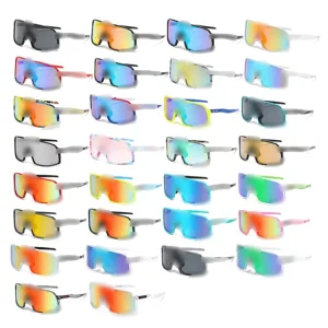 One-Piece PC Lens Oversized Big Frame Sunglasses UV400