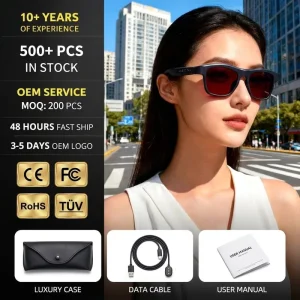 One click Dimming Smart Eyewear with Smart Eye Lenses Smart Eye Wear Glasses Audio Smart Eye Glasses Smart Glasses for Women